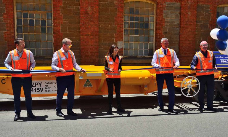 250th AUSTRALIAN MADE RAIL WAGON